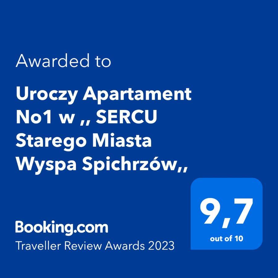 Uroczy Apartament No1 W ,, Sercu Starego Miasta Wyspa Spichrzow,, Gdansk Luaran gambar